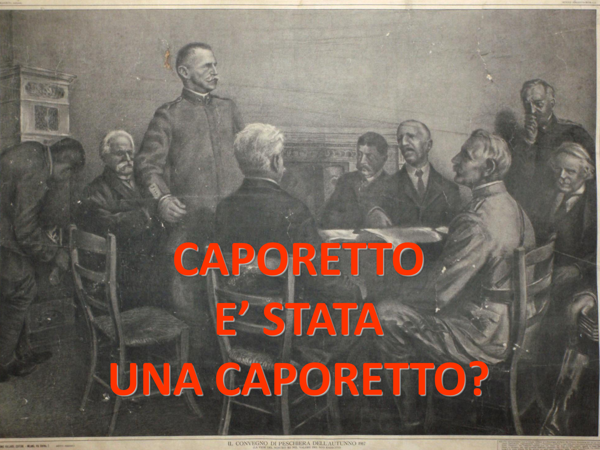 Conferenza - Caporetto